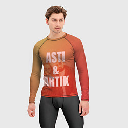 Рашгард мужской Artik & Asti, цвет: 3D-принт — фото 2