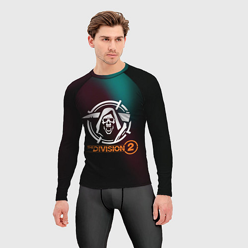 Мужской рашгард The Division 2 Logo / 3D-принт – фото 3