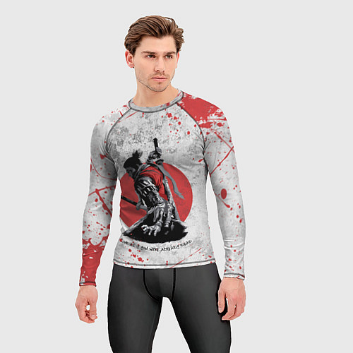 Мужской рашгард SEKIRO SHADOW DIE TWICE / 3D-принт – фото 3
