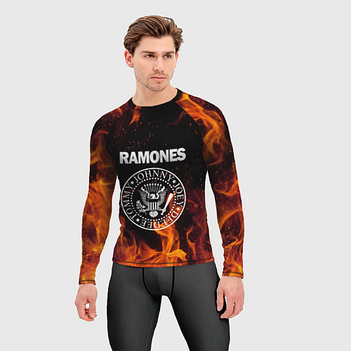 Мужской рашгард Ramones / 3D-принт – фото 3