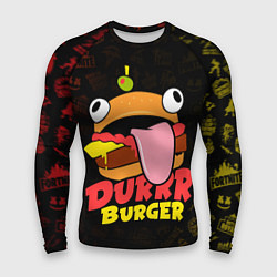 Рашгард мужской Fortnite Durrr Burger, цвет: 3D-принт