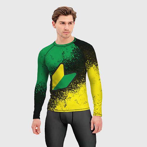 Мужской рашгард JDM LOGO / 3D-принт – фото 3