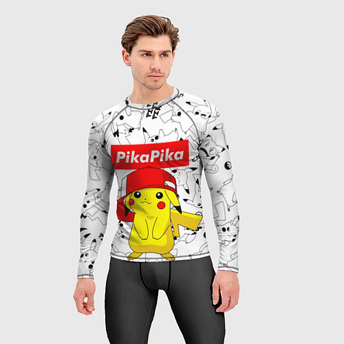Мужской рашгард ПИКАЧУ / 3D-принт – фото 3