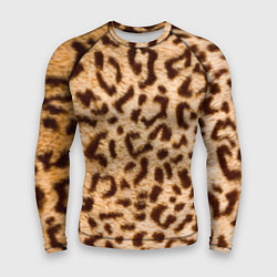 Рашгард мужской Леопард, цвет: 3D-принт