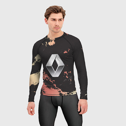Мужской рашгард Renault спина / 3D-принт – фото 3