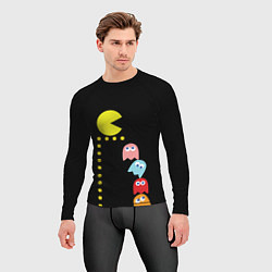 Рашгард мужской Pac-man, цвет: 3D-принт — фото 2
