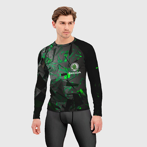 Мужской рашгард SKODA / 3D-принт – фото 3
