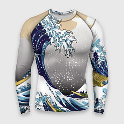 Мужской рашгард The great wave off kanagawa