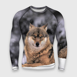 Рашгард мужской Wolf Волк, цвет: 3D-принт