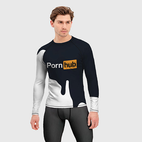 Мужской рашгард Pornhub / 3D-принт – фото 3