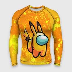 Рашгард мужской AMONG US - Pikachu, цвет: 3D-принт