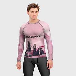 Рашгард мужской BLACKPINK x PUBG, цвет: 3D-принт — фото 2