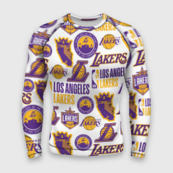 Рашгард мужской LAKERS LOGO, цвет: 3D-принт