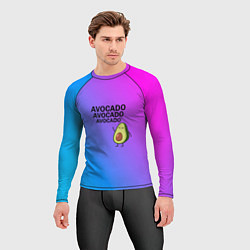Рашгард мужской Авокадо, цвет: 3D-принт — фото 2