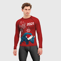 Рашгард мужской Бык 2021, цвет: 3D-принт — фото 2
