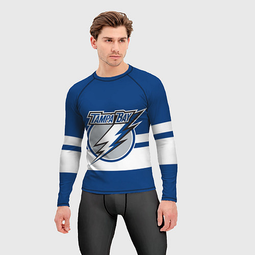 Мужской рашгард TAMPA BAY LIGHTING / 3D-принт – фото 3