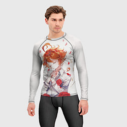 Рашгард мужской Обещанный неверленд Emma, цвет: 3D-принт — фото 2