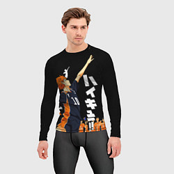 Рашгард мужской ВОЛЕЙБОЛ!! HAIKYUU!!, цвет: 3D-принт — фото 2