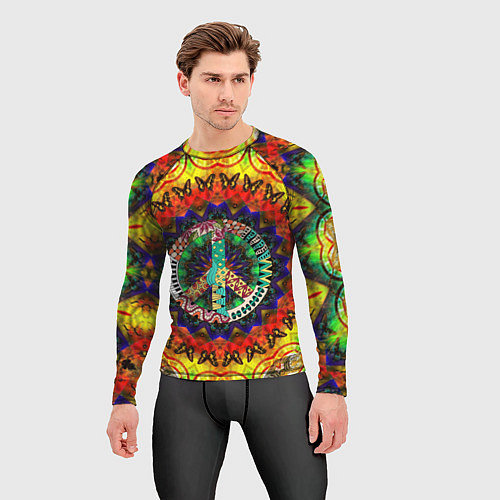 Мужской рашгард Хиппи / 3D-принт – фото 3