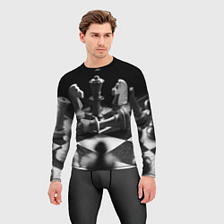 Рашгард мужской Шахматы, цвет: 3D-принт — фото 2