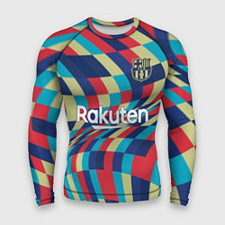 Рашгард мужской FC Barcelona La Liga Pre-Match 202122, цвет: 3D-принт