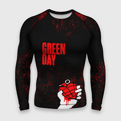 Рашгард мужской Green day, цвет: 3D-принт