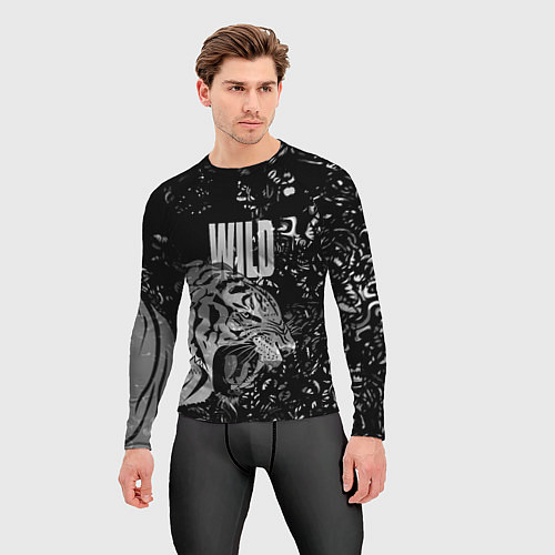 Мужской рашгард WILD ДИКИЙ / 3D-принт – фото 3