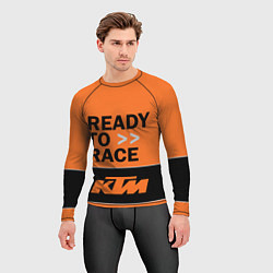Рашгард мужской KTM READY TO RACE Z, цвет: 3D-принт — фото 2