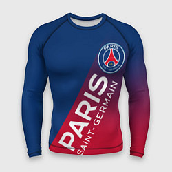 Рашгард мужской ФК ПСЖ PARIS SAINT GERMAIN, цвет: 3D-принт