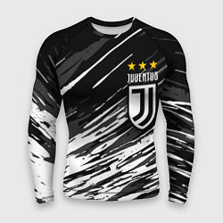 Рашгард мужской JUVENTUS ЮВЕНТУС БРЫЗГИ, цвет: 3D-принт