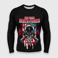 Рашгард мужской 5FDP Five Finger Death Punch, цвет: 3D-принт