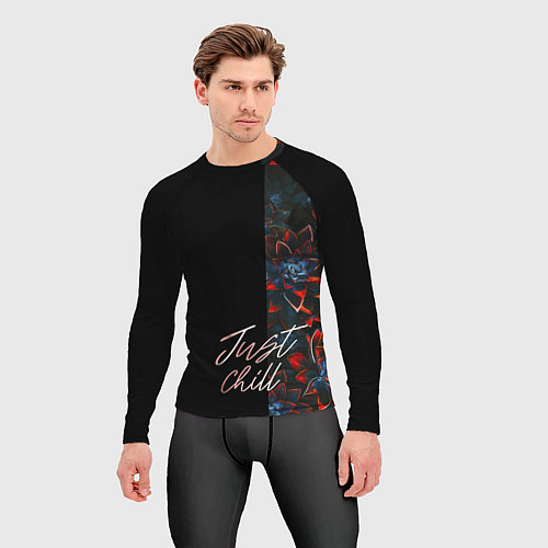 Мужской рашгард Just Chill / 3D-принт – фото 3