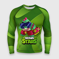 Мужской рашгард Базз Buzz Brawl Stars Green