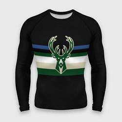 Мужской рашгард Milwaukee Bucks форма Statement Edition