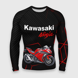 Рашгард мужской KAWASAKI NINJA КАВАСАКИ, цвет: 3D-принт