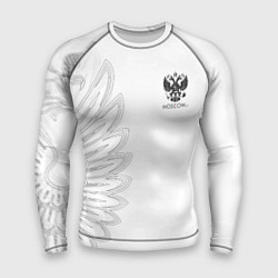 Рашгард мужской Russia MSKSide - Colorless, цвет: 3D-принт