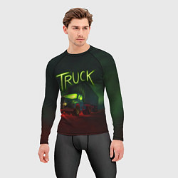 Рашгард мужской Truck neon, цвет: 3D-принт — фото 2