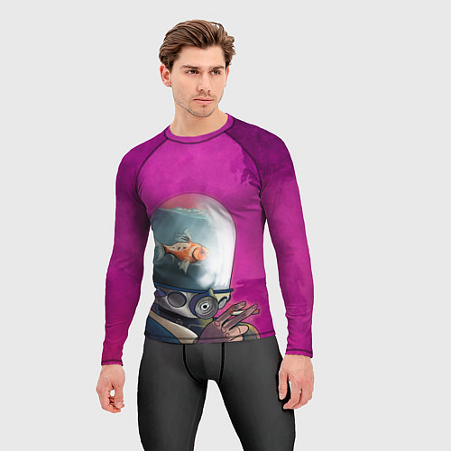 Мужской рашгард Эй Джей Академия Амбрелла cпина Z / 3D-принт – фото 3