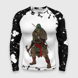 Рашгард мужской ASSASSINS CREED VALHALLA спина Z, цвет: 3D-принт
