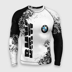 Рашгард мужской BMW БМВ РАЗРЕЗАННОЕ ЛОГО, цвет: 3D-принт