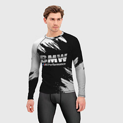 Рашгард мужской БМВ РАЗРЕЗАННОЕ ЛОГО, цвет: 3D-принт — фото 2