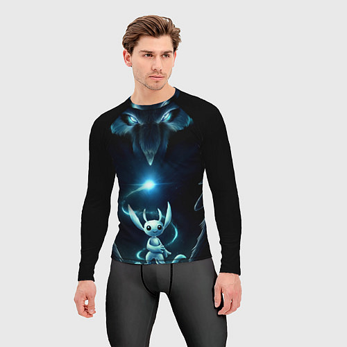 Мужской рашгард Ori and the Will of the Wisps Logo спина / 3D-принт – фото 3