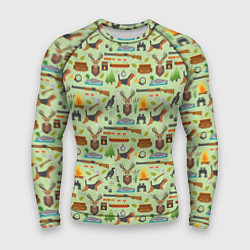 Рашгард мужской Охота, цвет: 3D-принт