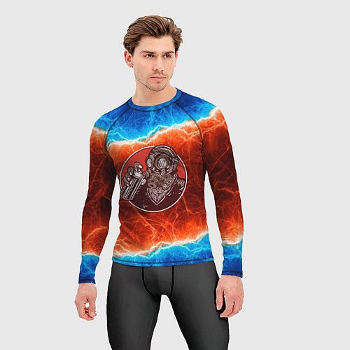 Мужской рашгард Постапокалипсис сталкер / 3D-принт – фото 3