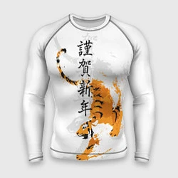 Рашгард мужской Китайский тигр, цвет: 3D-принт