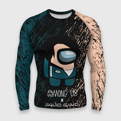 Рашгард мужской Among us в Игре в кальмара, цвет: 3D-принт