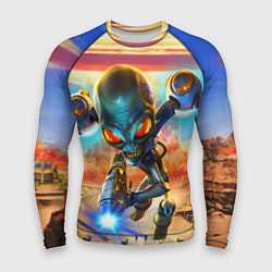 Рашгард мужской Destroy all Aliens, цвет: 3D-принт