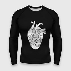 Рашгард мужской Раненное-сердце, цвет: 3D-принт