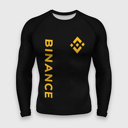 Мужской рашгард БИНАНС ЛОГО КАРБОН BINANCE LOGO