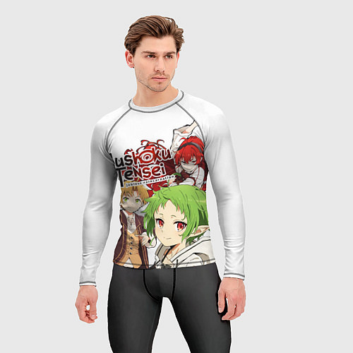 Мужской рашгард Реинкарнация безработного Mushoku Tensei : Рудеус, / 3D-принт – фото 3